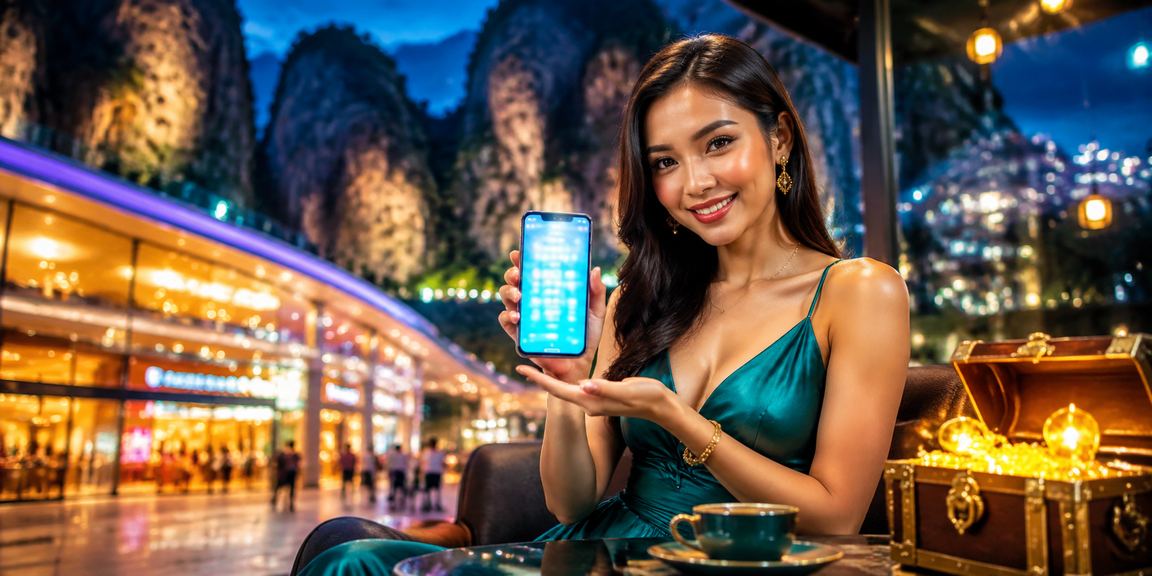 Pemain dari Ipoh membuat deposit untuk permainan jackpot dalam talian