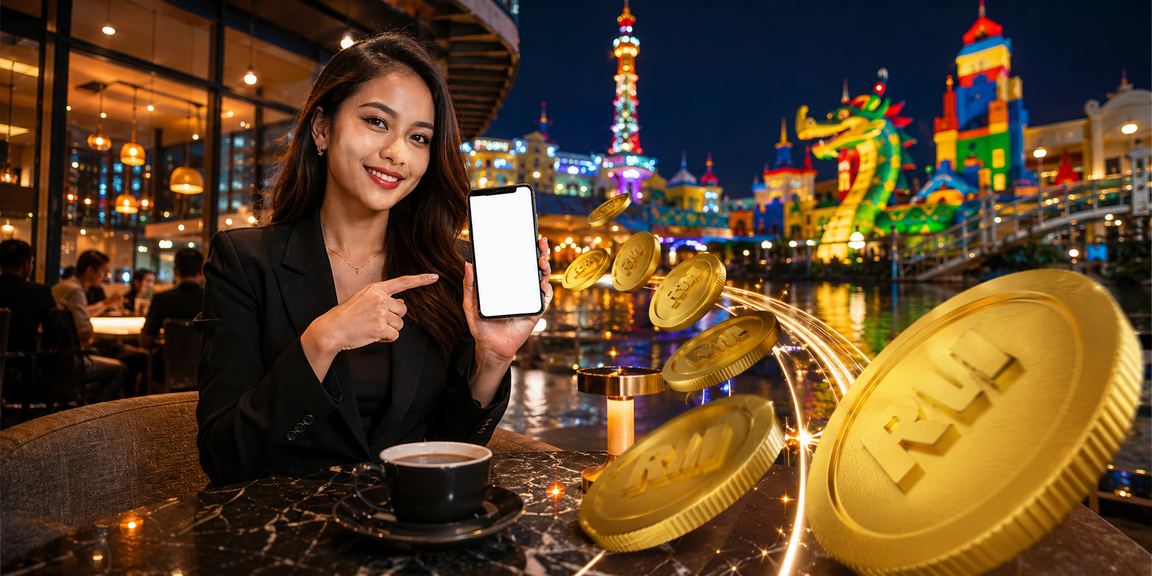 Pemain Malaysia membuat deposit dalam talian untuk permainan kasino