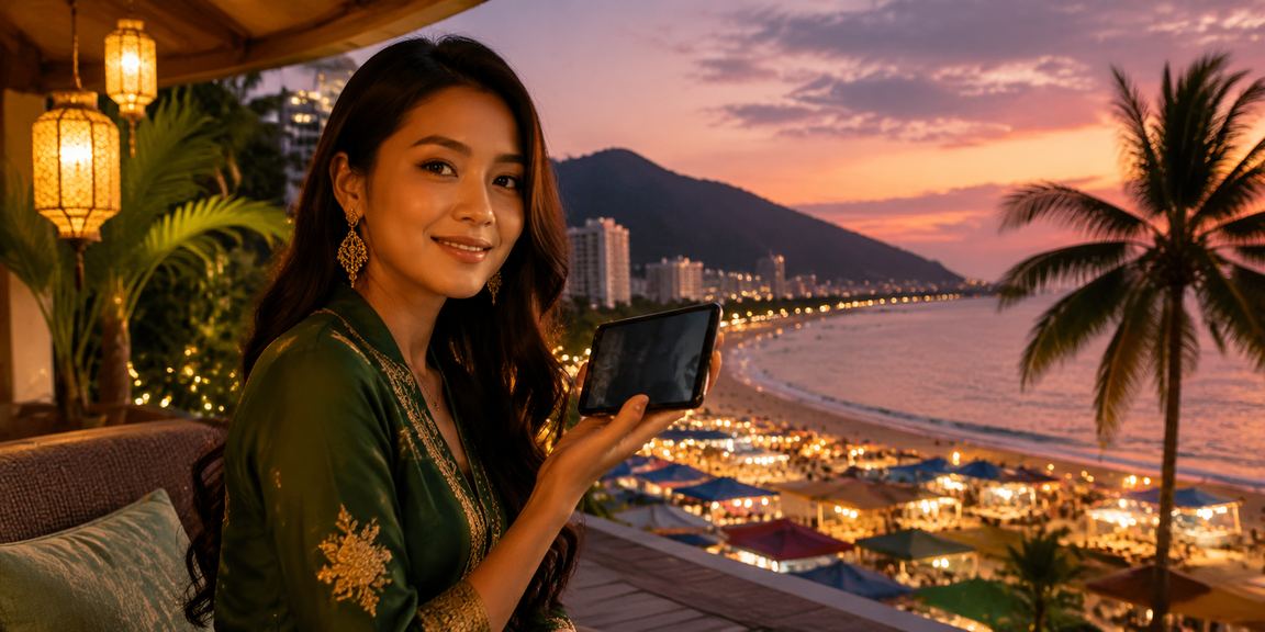 Pemain Pulau Pinang bermain slot kasino semasa Hari Raya